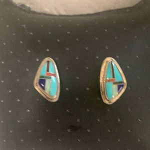 Absolutely gorgeous... handmade earrings. Inlaid